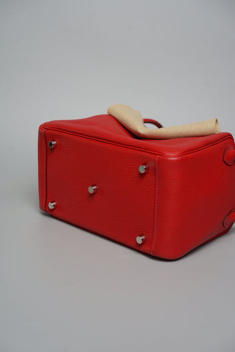 Hermes Lindy 26 in Rouge Cassaque Phw