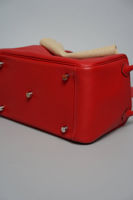 Hermes Lindy 26 in Rouge Cassaque Phw