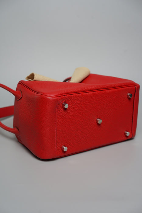 Hermes Lindy 26 in Rouge Cassaque Phw