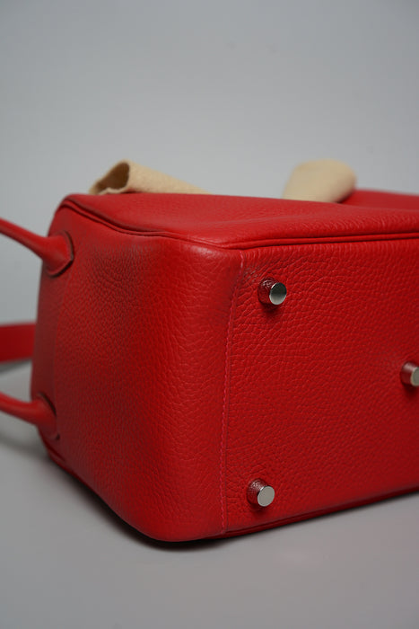 Hermes Lindy 26 in Rouge Cassaque Phw