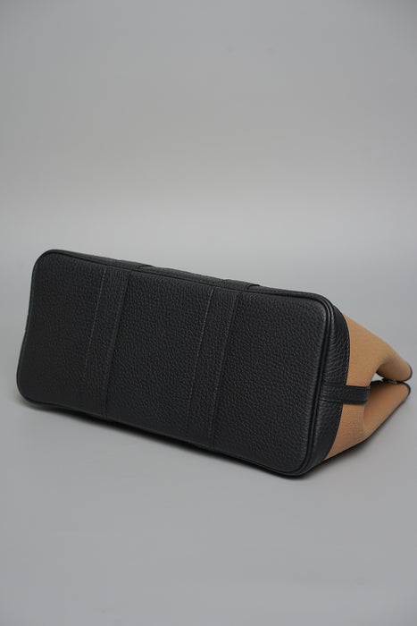 Hermes Garden Party 30 in Chai/Noir Phw