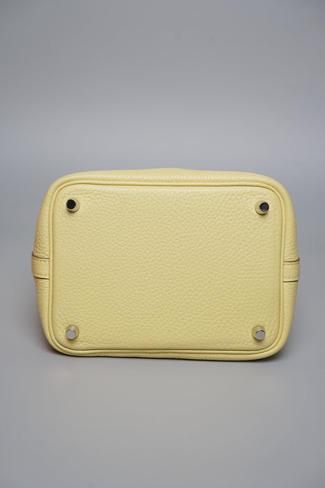 Hermes Picotin 18 in Jaune Poussin Phw