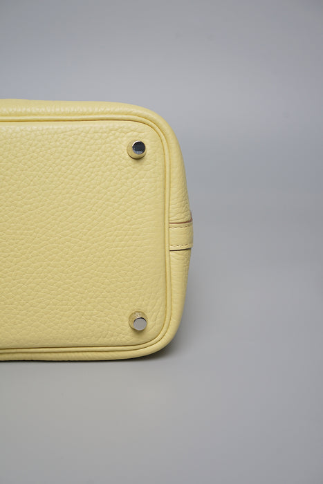 Hermes Picotin 18 in Jaune Poussin Phw