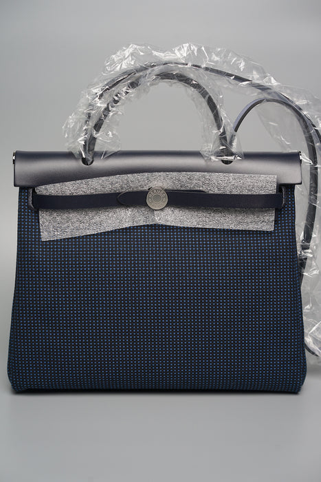 Hermes Herbag 31 in Navy Phw (Brand New)