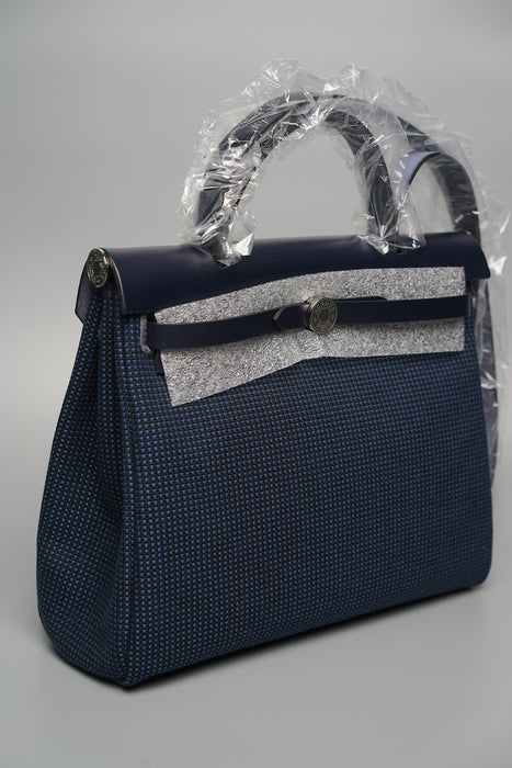 Hermes Herbag 31 in Navy Phw (Brand New)