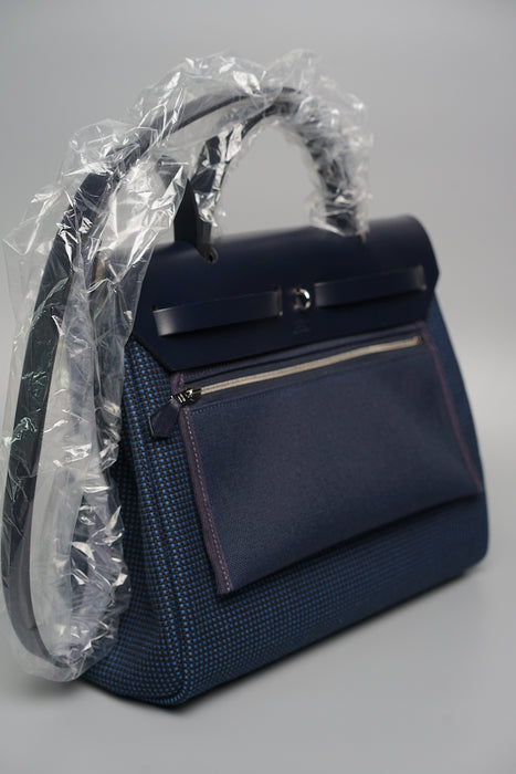 Hermes Herbag 31 in Navy Phw (Brand New)