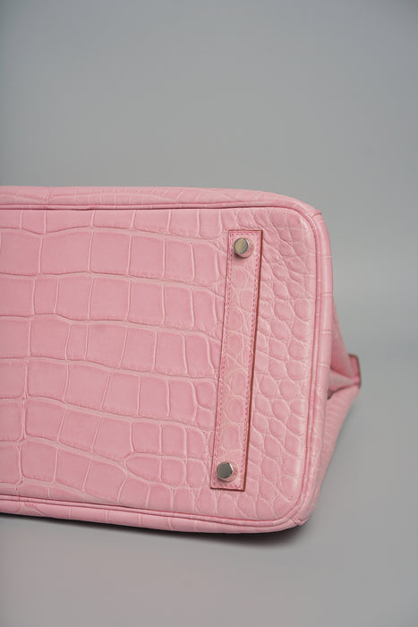Hermes Birkin 35 in Bubblegum Matte Alligator Phw