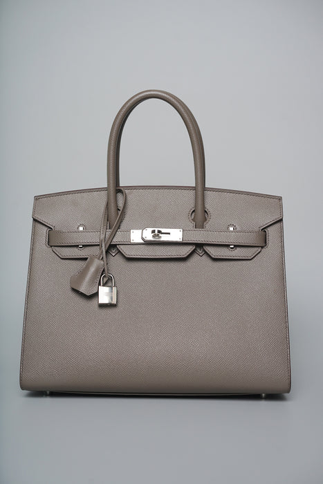 Hermes Birkin 30 in Beige de Weimar Veau Jonathan Phw (Brand New)