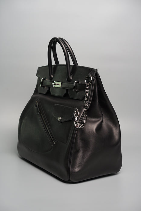 Hermes HAC Rock 40 in Noir Phw (Brand New)