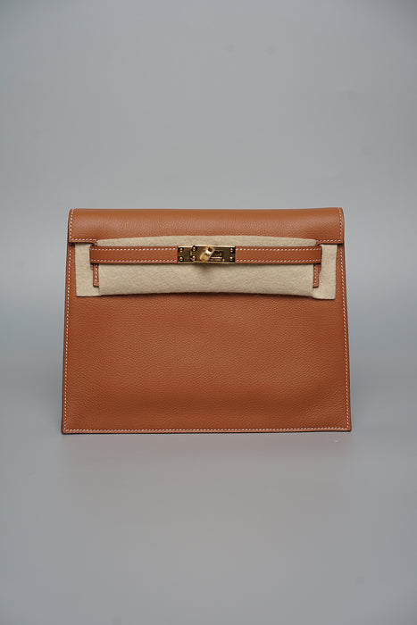 Hermes Kelly Danse in Gold Evercolor Ghw (Brand New)