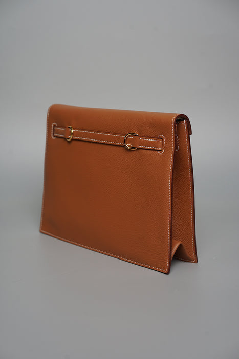 Hermes Kelly Danse in Gold Evercolor Ghw (Brand New)