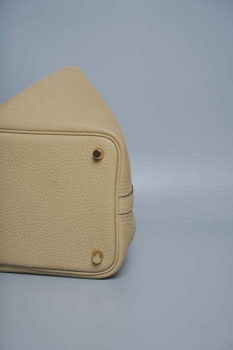 Hermes Picotin 18 in Trench Clemence Ghw