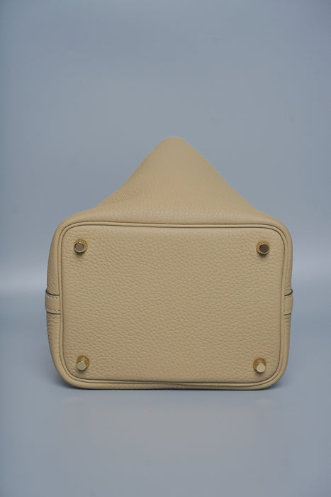 Hermes Picotin 18 in Trench Clemence Ghw