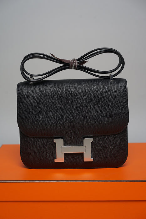 Hermes Constance 18 in Noir Epsom Phw (Brand New)
