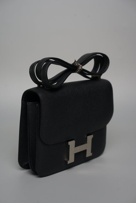 Hermes Constance 18 in Noir Epsom Phw (Brand New)
