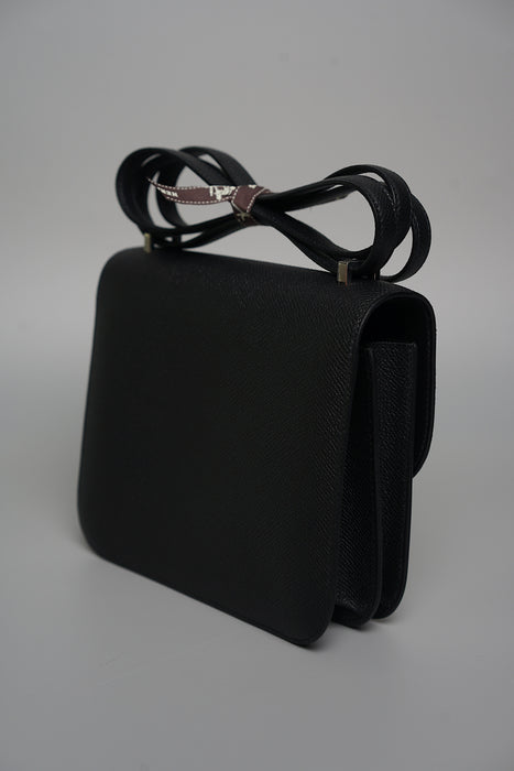 Hermes Constance 18 in Noir Epsom Phw (Brand New)
