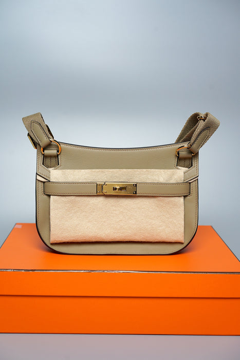 Hermes Mini Jypsiere in Beige Marfa Ghw (Brand New)