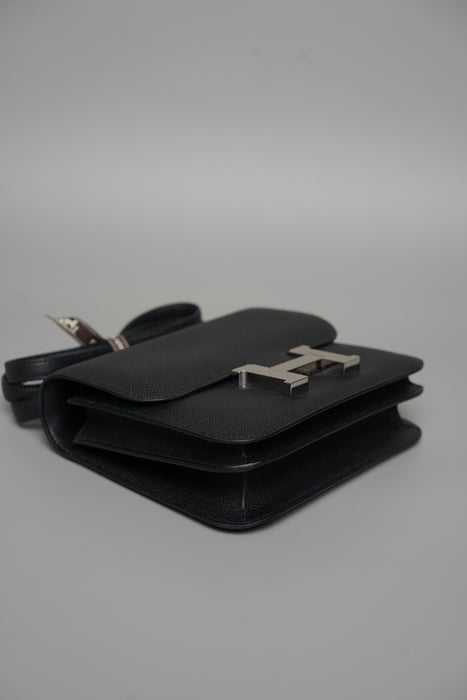 Hermes Constance 18 in Noir Epsom Phw (Brand New)
