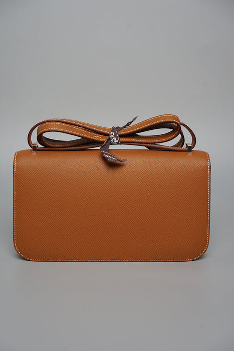 Hermes Constance Elan in Gold Rghw (Brand New)