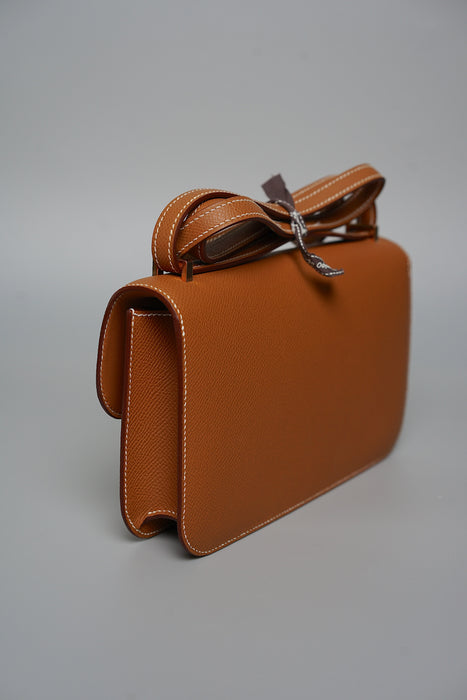 Hermes Constance Elan in Gold Rghw (Brand New)