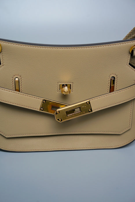 Hermes Mini Jypsiere in Beige Marfa Ghw (Brand New)