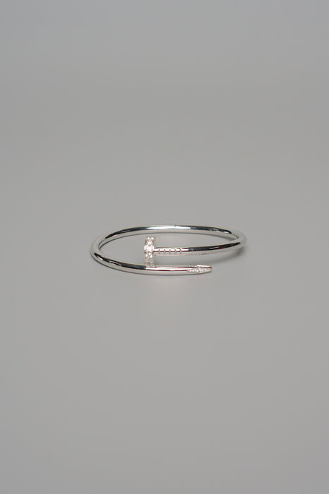 Cartier Juste Un Clou Bracelet Diamonds in White Gold size 15