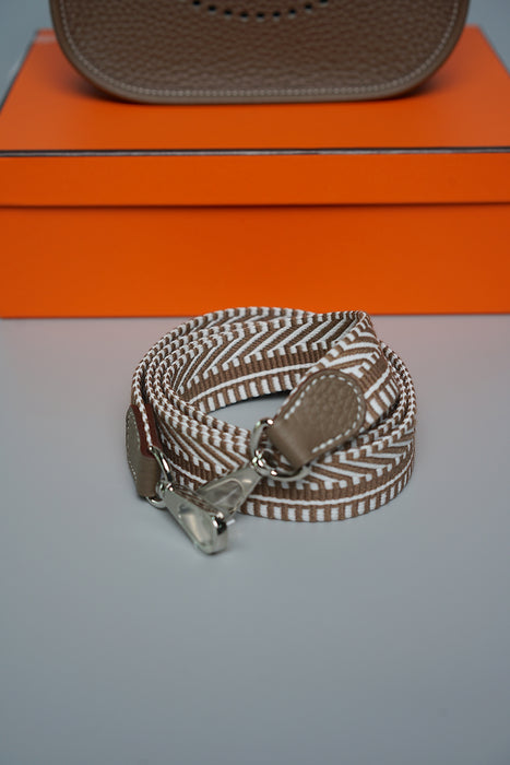 Hermes Mini Evelyne in Etoupe Phw (Brand New)