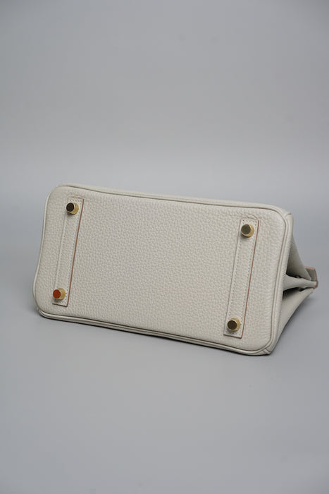 Hermes Birkin 25 in Gris Perle Togo Ghw (Brand New)