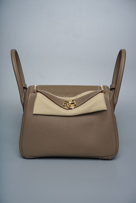 Hermes Lindy 26 Etoupe Ghw (Brand New)