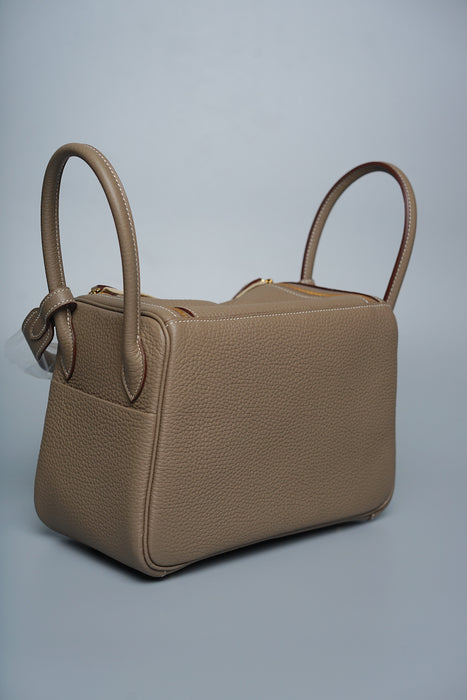 Hermes Lindy 26 in Etoupe Ghw (Brand New)