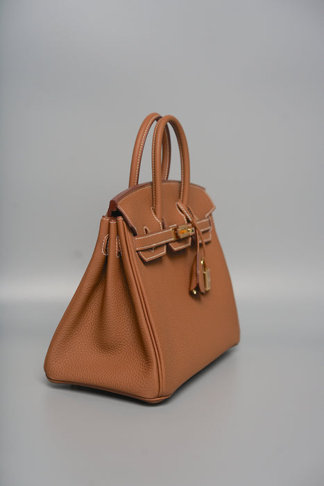 Hermes Birkin 25 in Gold Togo Ghw (Brand New)