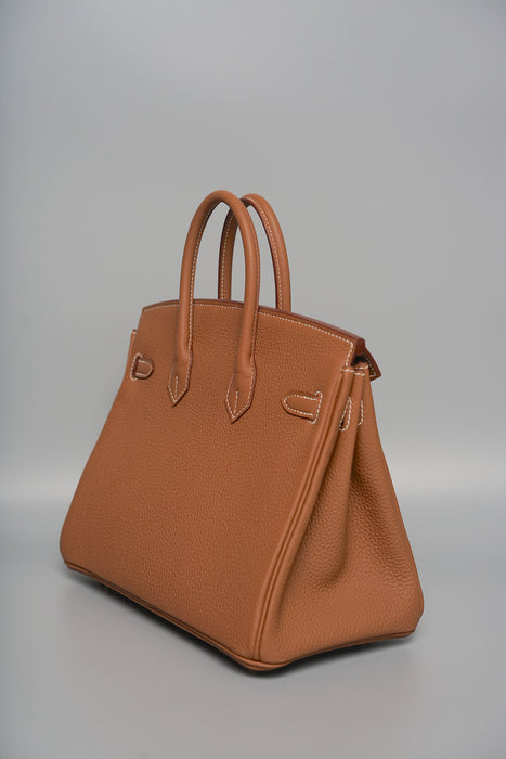 Hermes Birkin 25 in Gold Togo Ghw (Brand New)