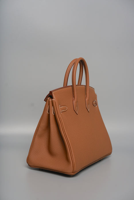 Hermes Birkin 25 in Gold Togo Ghw (Brand New)