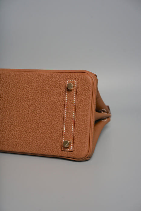 Hermes Birkin 25 in Gold Togo Ghw (Brand New)