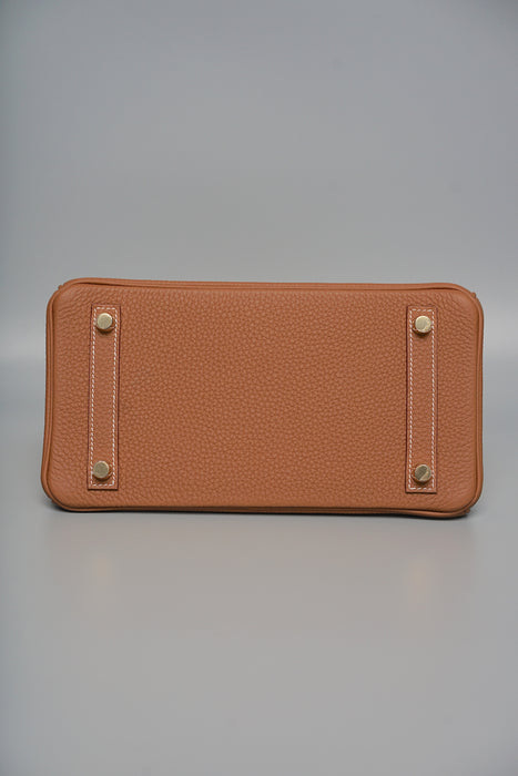 Hermes Birkin 25 in Gold Togo Ghw (Brand New)