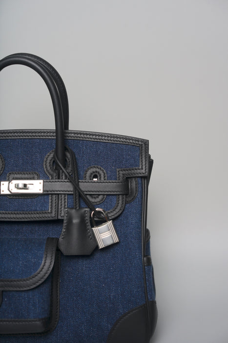 Hermes Birkin 25 Cargo in Denim Phw (Brand New)