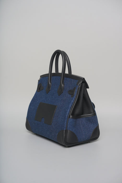 Hermes Birkin 25 Cargo in Denim Phw (Brand New)