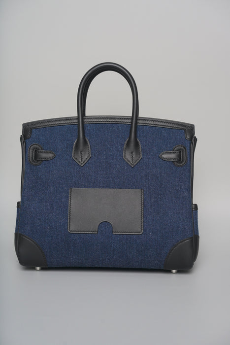 Hermes Birkin 25 Cargo in Denim Phw (Brand New)