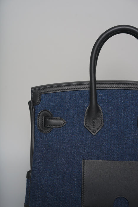 Hermes Birkin 25 Cargo in Denim Phw (Brand New)