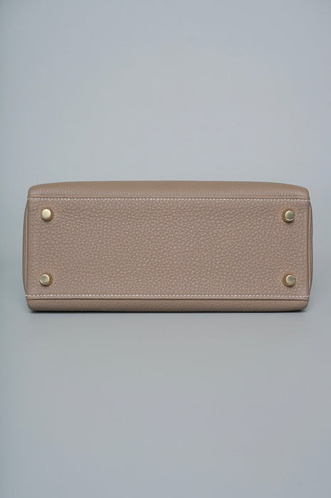 Hermes Kelly 25 in Etoupe Togo Ghw (Brand New)