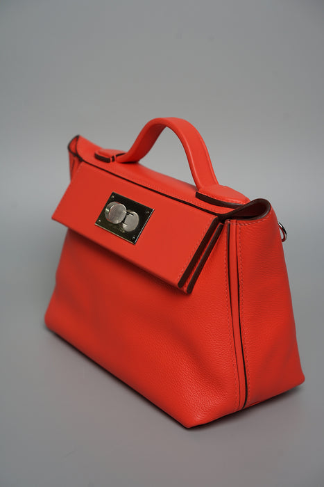 Hermes 2424-21 in Orange Field Phw (Brand New)