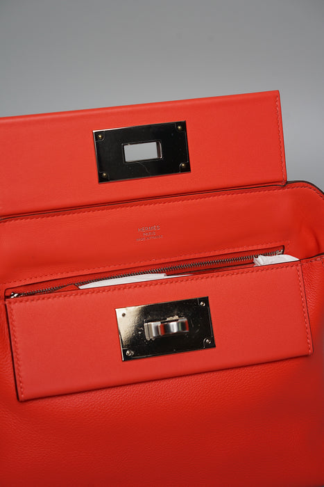 Hermes 2424-21 in Orange Field Phw (Brand New)