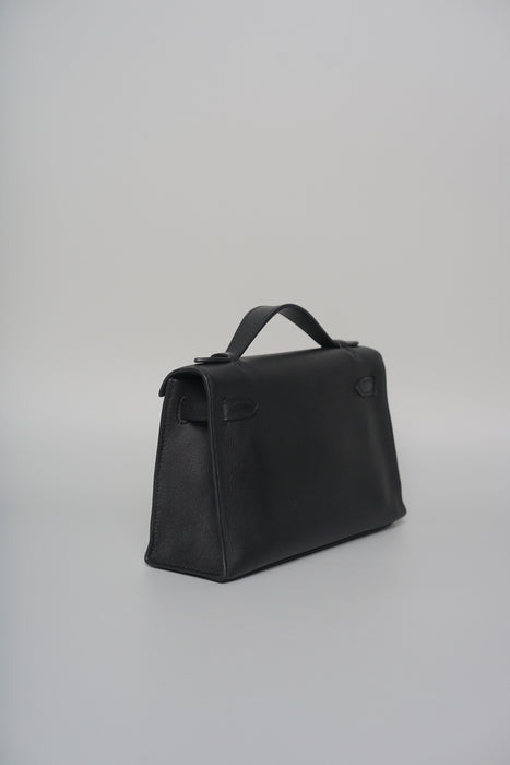 Hermes Kelly Pochette in Black Swift Ghw (Brand New)