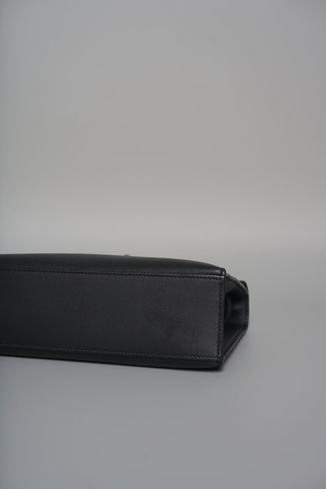 Hermes Kelly Pochette in Black Swift Ghw (Brand New)