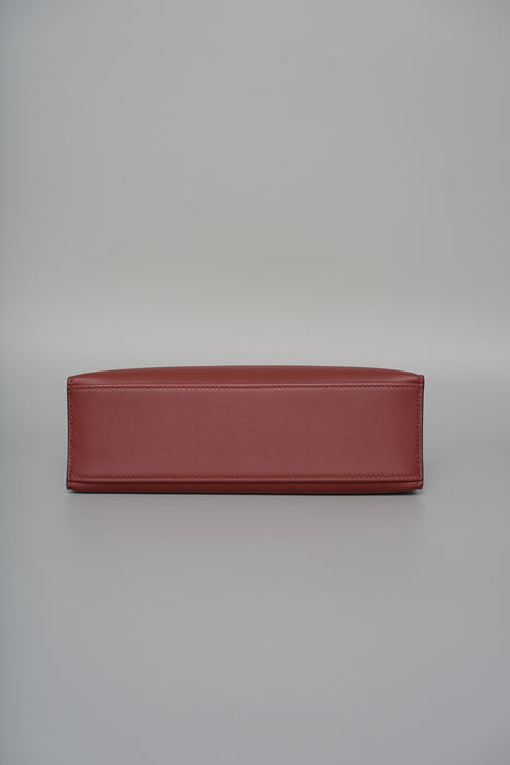 Hermes Kelly Pochette in Rouge H Ghw (Brand New)