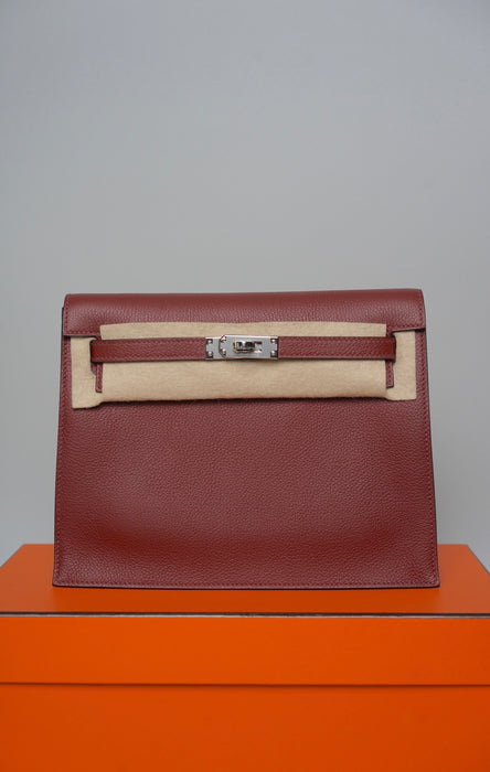 Hermes Kelly Danse in Rouge H Evercolor Phw (Brand New)