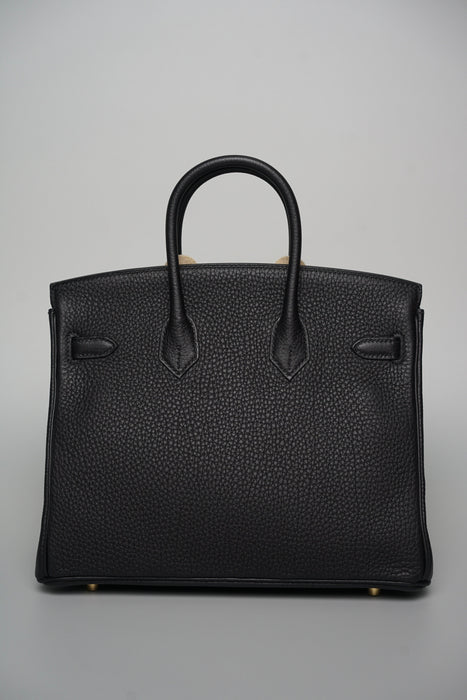 Hermes Birkin 25 Black Togo Ghw (Brand New)