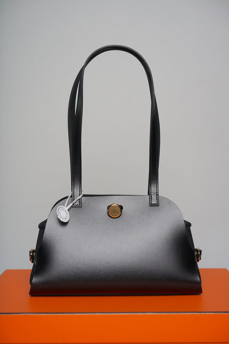 Hermes Tablier Sellier Bag in Black Ghw (Brand New)