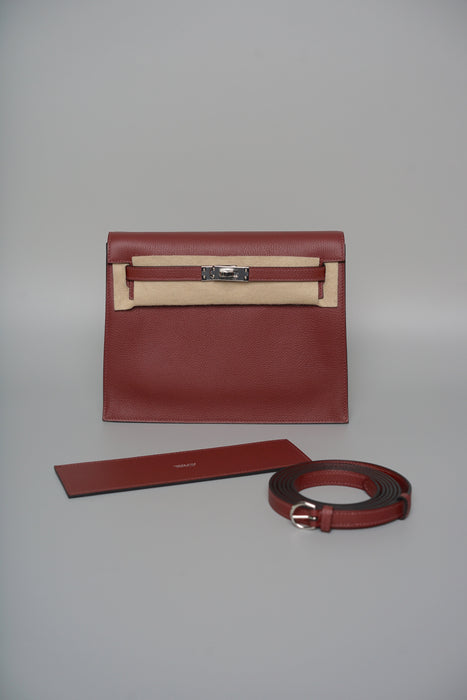 Hermes Kelly Danse in Rouge H Evercolor Phw (Brand New)