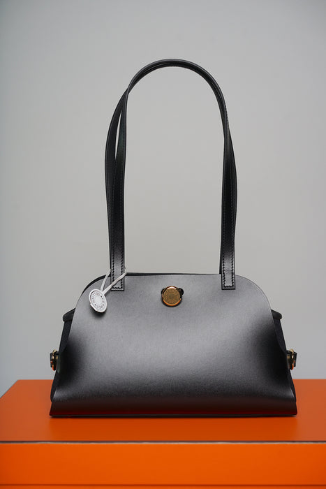 Hermes Tablier Sellier Bag in Black Ghw (Brand New)